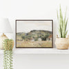 Vintage Framed Floral Canvas Wall Art