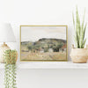 Vintage Framed Floral Canvas Wall Art
