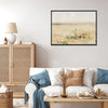 Vintage Framed Floral Canvas Wall Art