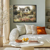 Vintage Framed Floral Canvas Wall Art