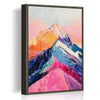 coffee frame abstract colorful mountains wall art canvas