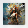 flower goddess wall art print