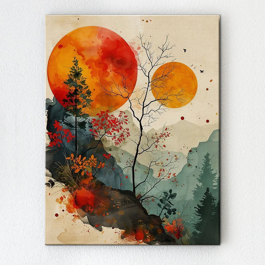Abstract Autumn Landscape