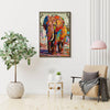 coffee frame wall art canvas graffiti art elephant hang on the wall
