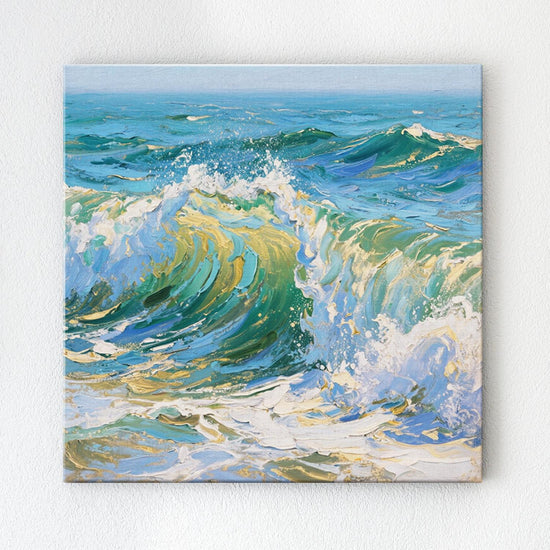 wall art canvas ocean waves
